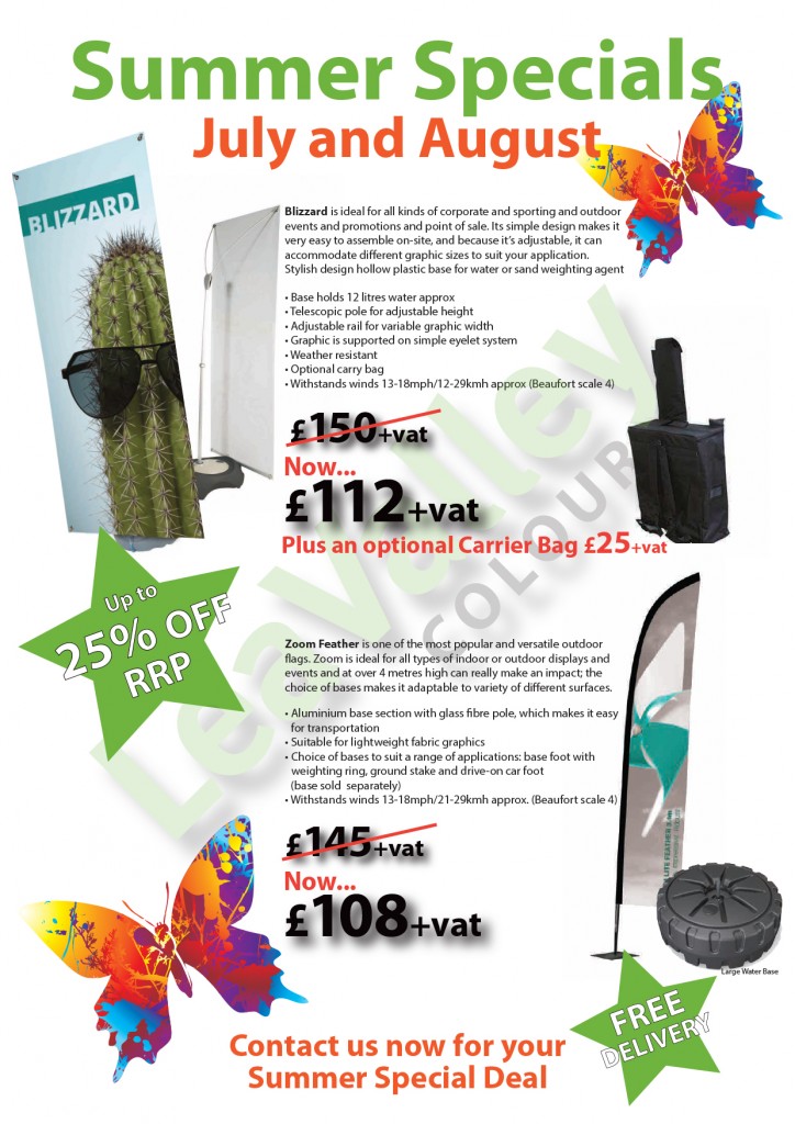 Summer Specials Lea Valley Colour